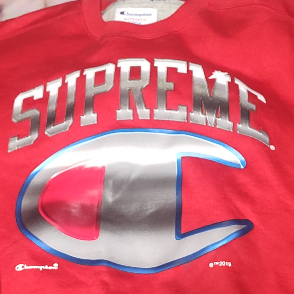 Champion Red Crewneck Sweater
